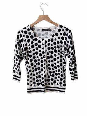 Limited polka dot cardigan sweater size XS
